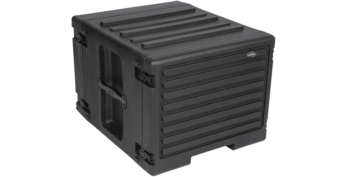 送料込★良品★SKB 8U ラックケース ラックキャリー ローリングラック 鍵付 8U SKB Rolling Rack - Easy Transport | Strong, Durable Roto-Molded