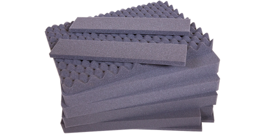 Replacement cubed foam for iSeries 2217-10 case, featuring customizable layers and egg-crate top for secure equipment fit.
