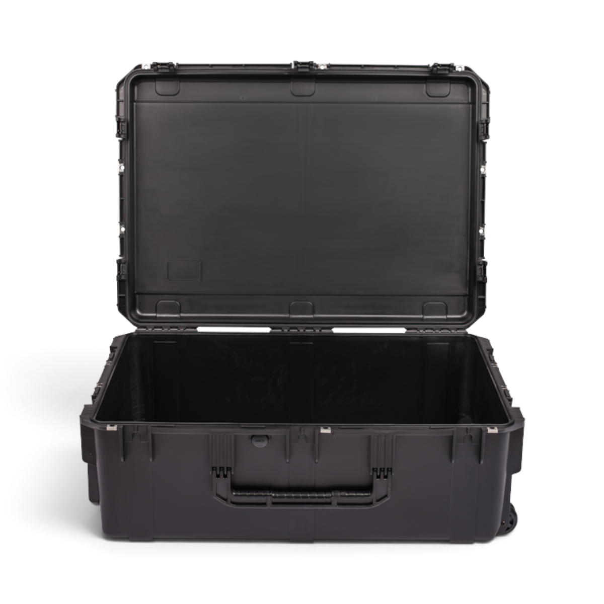 SKB Cases iSeries 3424-12 black waterproof injection molded polypropylene equipment case with open lid