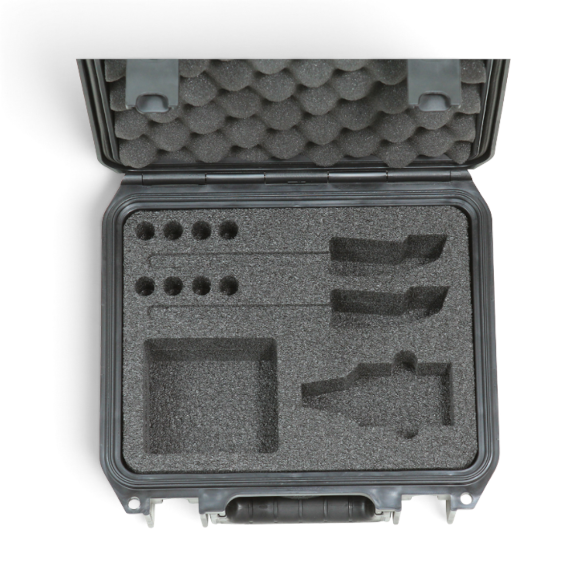 SKB Cases iSeries waterproof wireless microphone case with custom cut polyethylene foam interior for Sennheiser EW