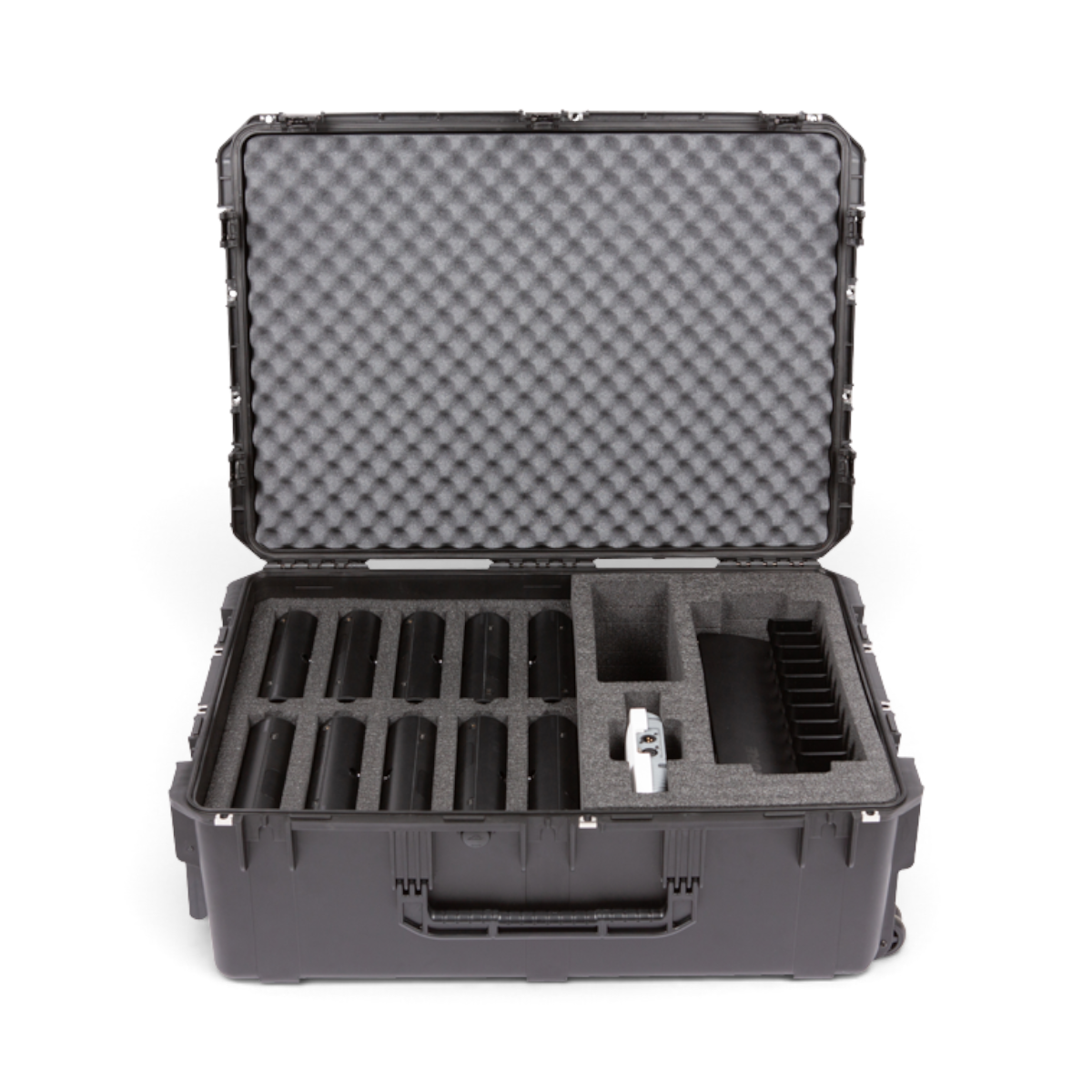 SKB Cases iSeries wireless microphone system hard case with custom foam interior for Shure Microflex equipment