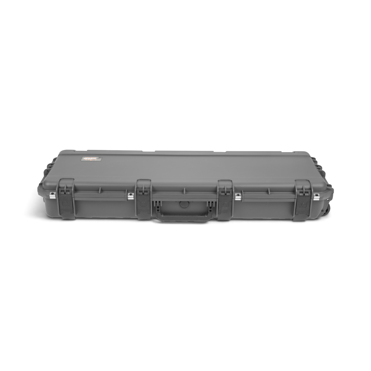 SKB Cases iSeries 4214-5 Overland waterproof storage case in charcoal grey with durable trigger latches.