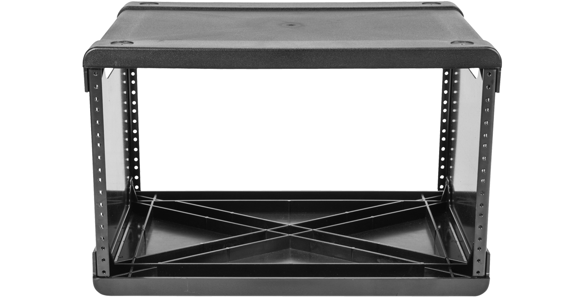 6U Rack Frame - Injection Molded with modular design for SKB Fly Rack systems. Lightweight and stackable for studio or travel use.
