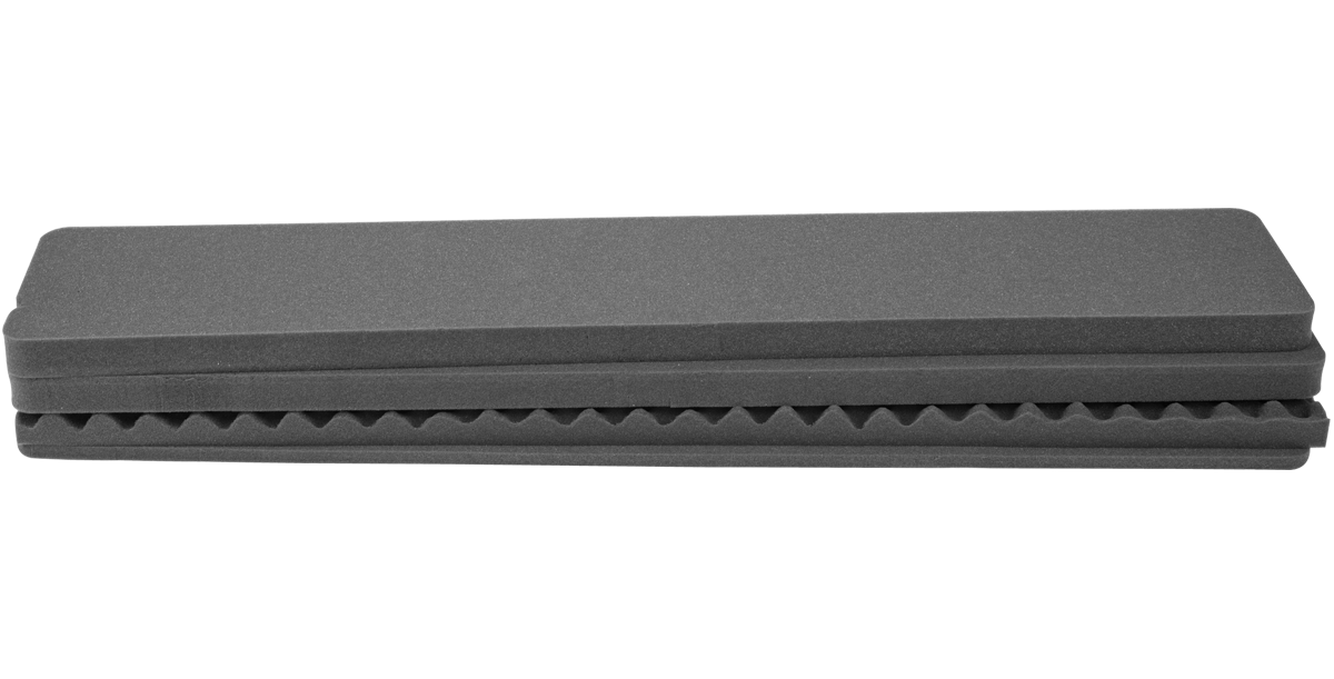 Durable replacement layered foam insert for 3i-4909-5 case, featuring flat and convoluted layers for secure accessory storage.