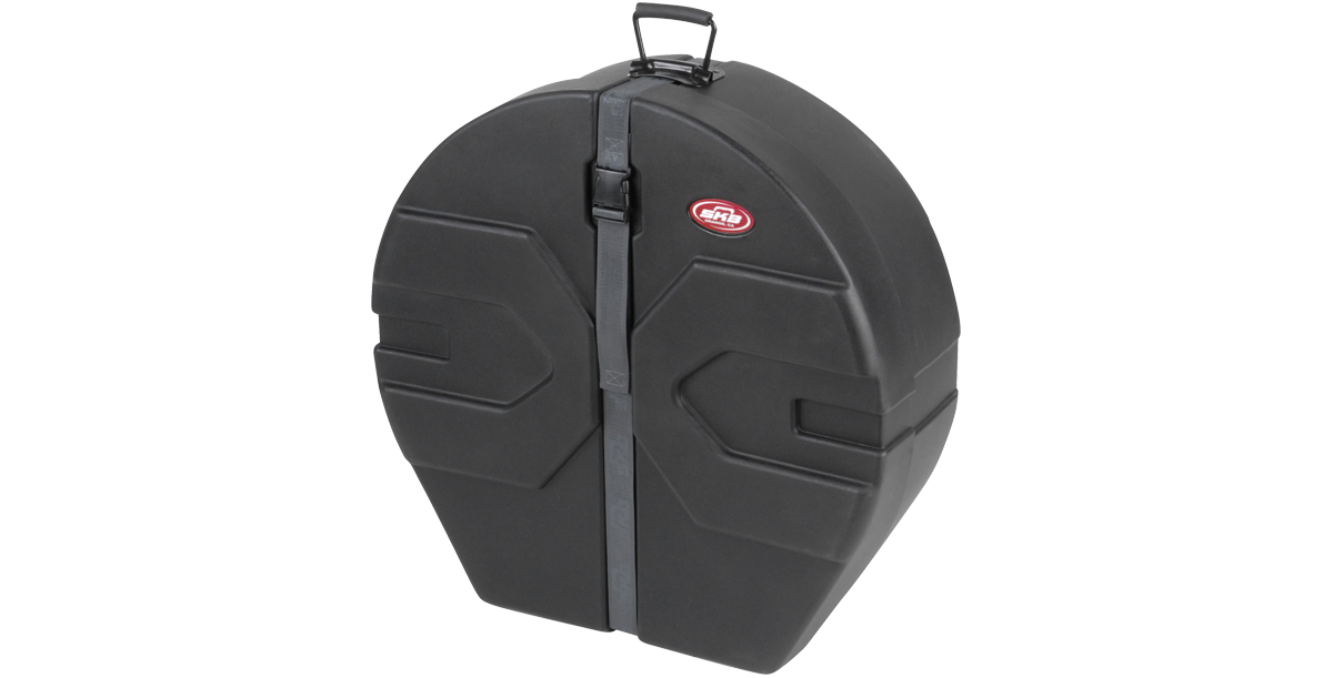 Cymbal Transport Case - Cymbal Safe shown upright with ergonomic handle and rugged design for vertical storage and portability.