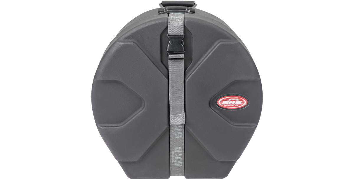 Front-facing SKB Ultimate Drum Case Set for floor tom with reinforced shell and secure closure for maximum protection.