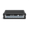 2U rSeries SKB Shallow Rack - Strong & Durable rack with mounted audio interface, ideal for secure pro-audio equipment setup in compact spaces.