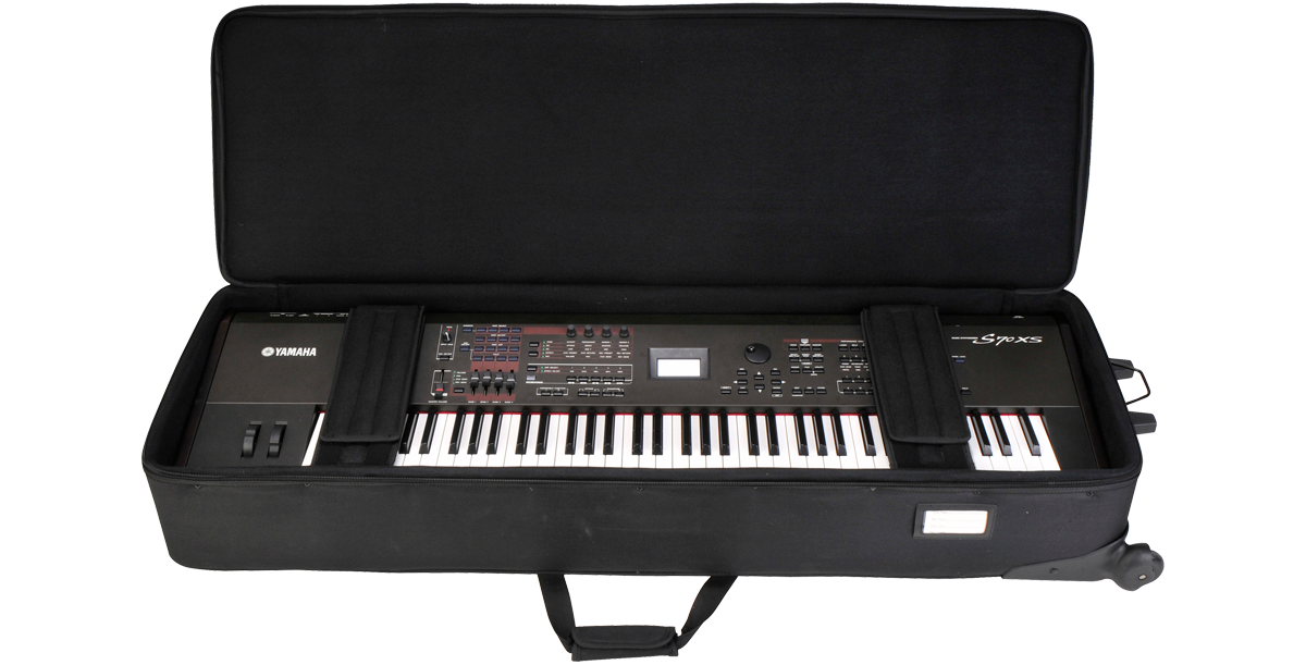KORG SP-170S 電子ピアノ レッド 88鍵 ソフトケース 76-Note Soft Keyboard Case - Wheels & Storage | Durable Protection