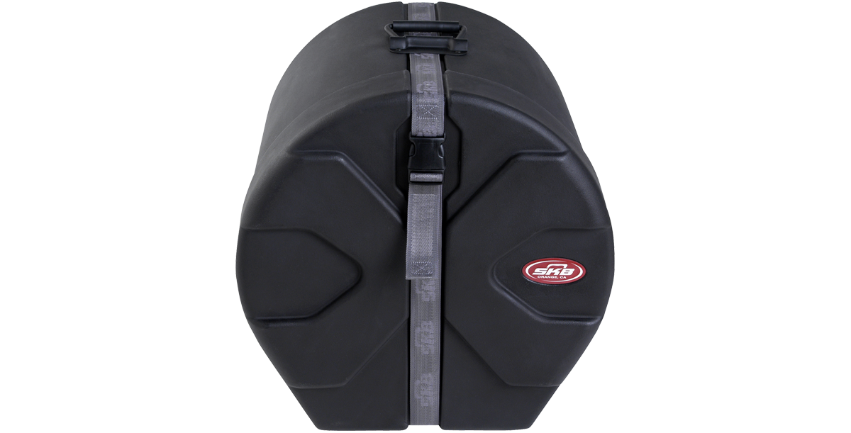 14 x 14 drum case with Roto-X pattern and secure strap for superior protection and durability. Ideal for tom drums in transit or storage.