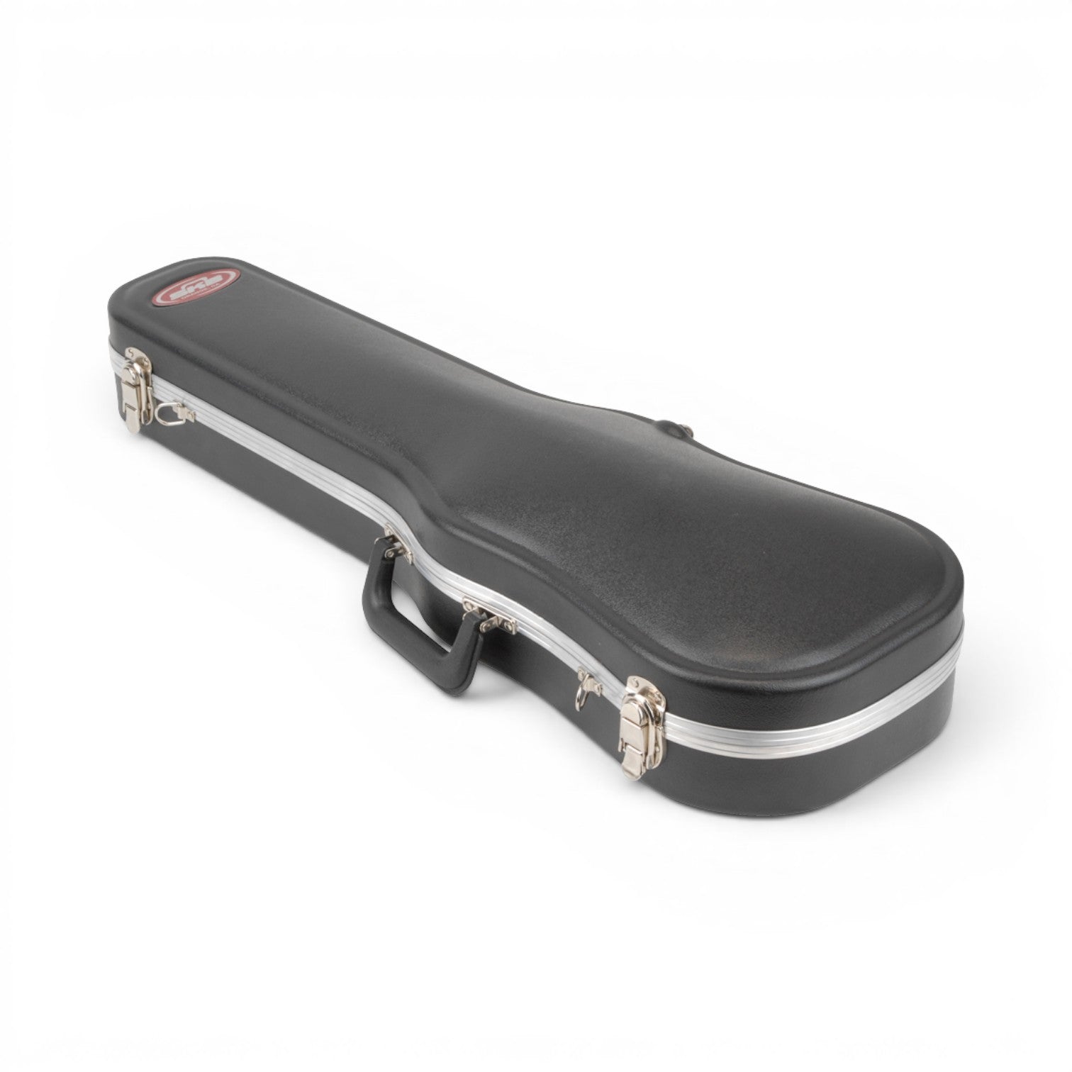 Violin Viola Deluxe Case with hard shell exterior and secure latches for 3/4 violins and 13 violas. Ideal for safe instrument transport.