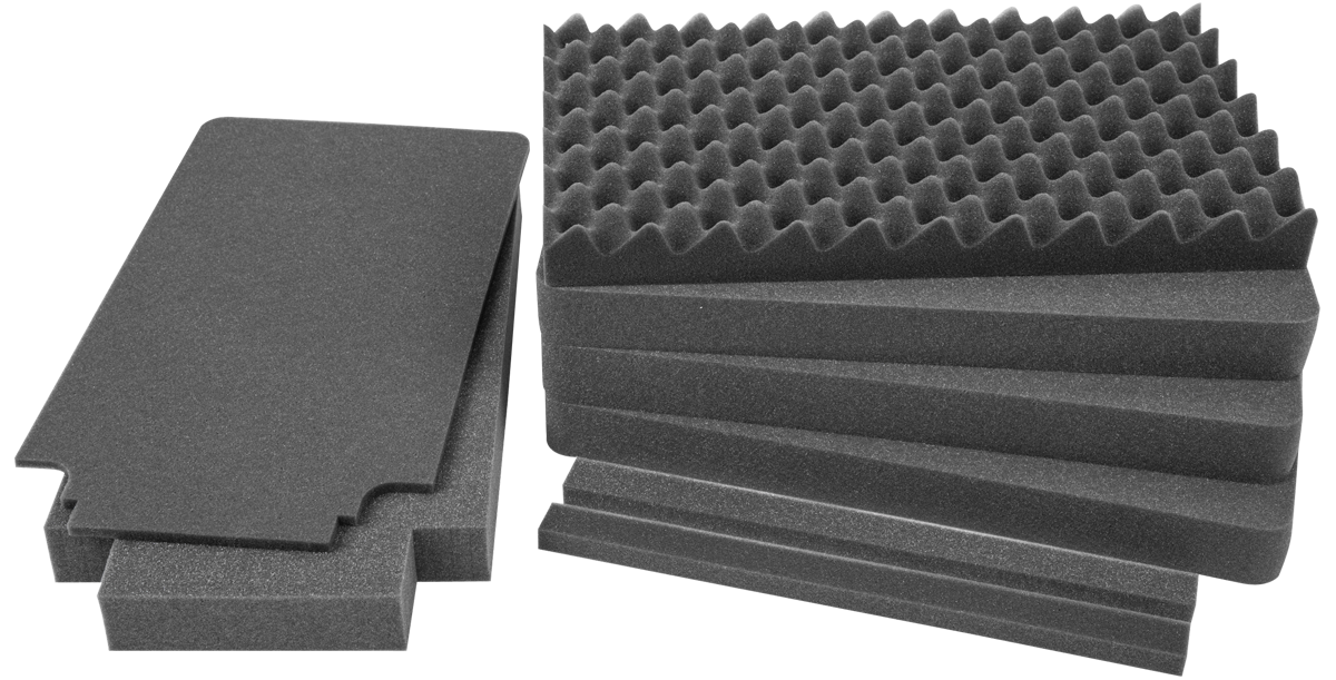 Cubed Foam Replacement 3i-2011-10 accessory kit with layered foam inserts and egg-crate top for durable protection in single lid cases.