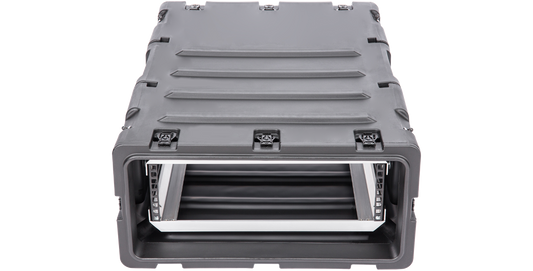 Front view of 30 Inch Shockproof Rack Case - 3U RS Series showing durable construction and secure latches for equipment protection.