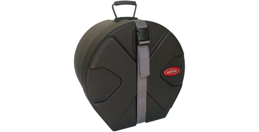 9x13 Tom Drum Case with Roto-X design featuring a durable, stackable shell and secure strap closure for percussion protection and transport.