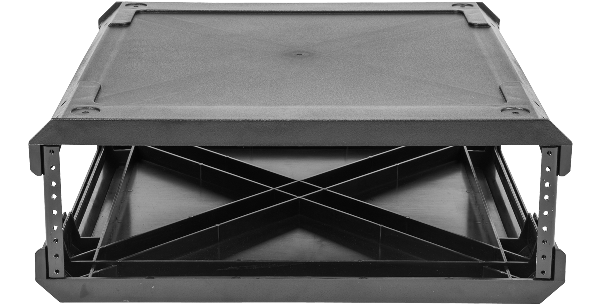 3U Injection Molded Rack Frame 20” Deep - Rack Frame | Threaded Steel ...
