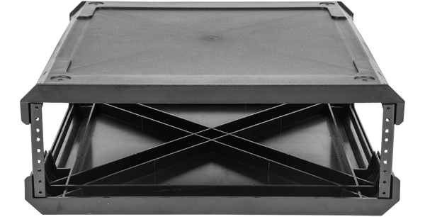 3U Injection Molded Rack Frame 20” Deep - Rack Frame | Threaded