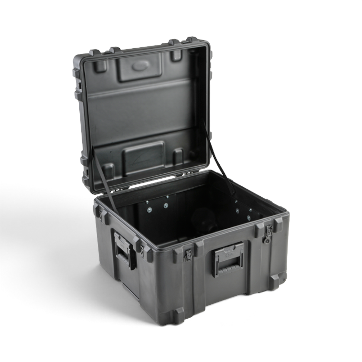 SKB Cases rSeries 2423-17 black roto-molded military-standard waterproof equipment case with open lid