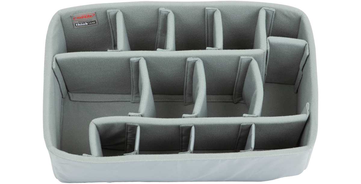 iSeries 2011-10 Divider Set - SKB Think Tank with secure foam liner and Nylex-wrapped dividers for custom organization in single lid cases.