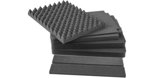 Foam for 3i-2215-8 - Replacement accessory kit featuring customizable layers and convoluted top for protective case storage.