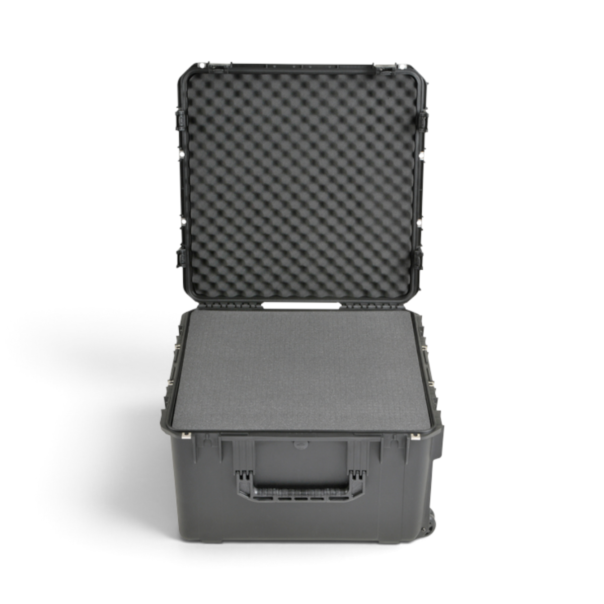 SKB Cases iSeries 2424-14 black waterproof injection molded case with open lid and protective foam interior