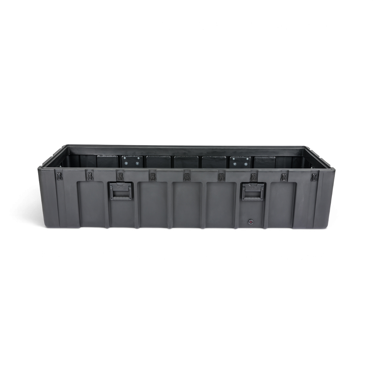 SKB Cases rSeries 7626-20 black roto-molded impact-resistant military shipping case with stainless steel latches