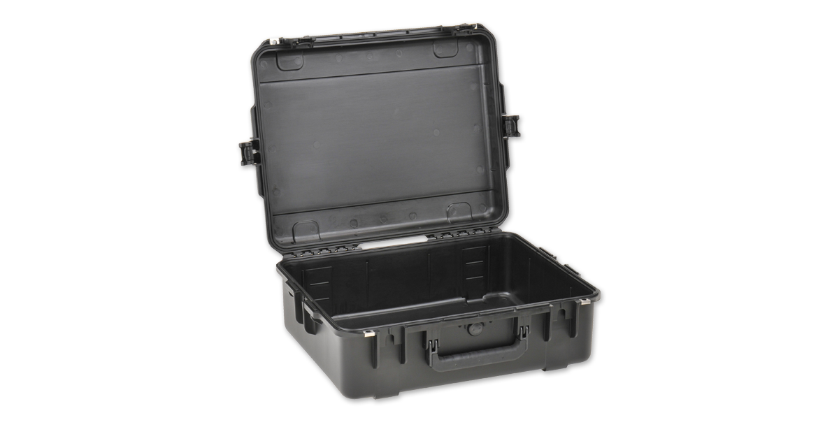 iSeries 2217-8 Waterproof Molded Case - Durable Design shown open with empty interior, ideal for custom storage of vacuum or camera accessories.