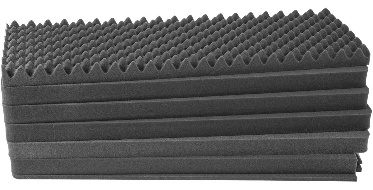 Replacement layered foam insert for 3i-3913-12, designed for snug fit and enhanced durability in household vacuum accessory cases.
