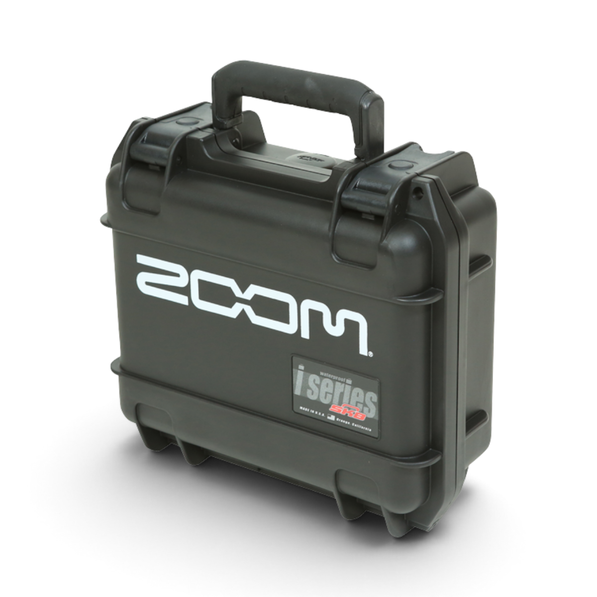SKB Cases iSeries 0907-4 waterproof hard case in black for Zoom H6 recorder with durable latches and handle