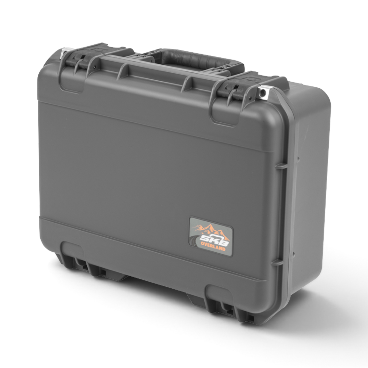 SKB Cases iSeries 1813-7 Overland waterproof storage case in charcoal grey with durable trigger latches.