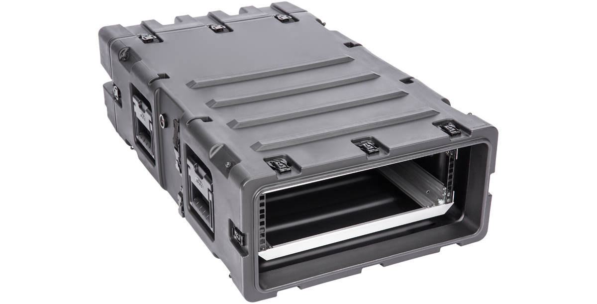 30 Inch Shockproof Rack Case - 3U RS Series with watertight seal and aluminum chassis, ideal for pro audio and vacuum accessory kits.