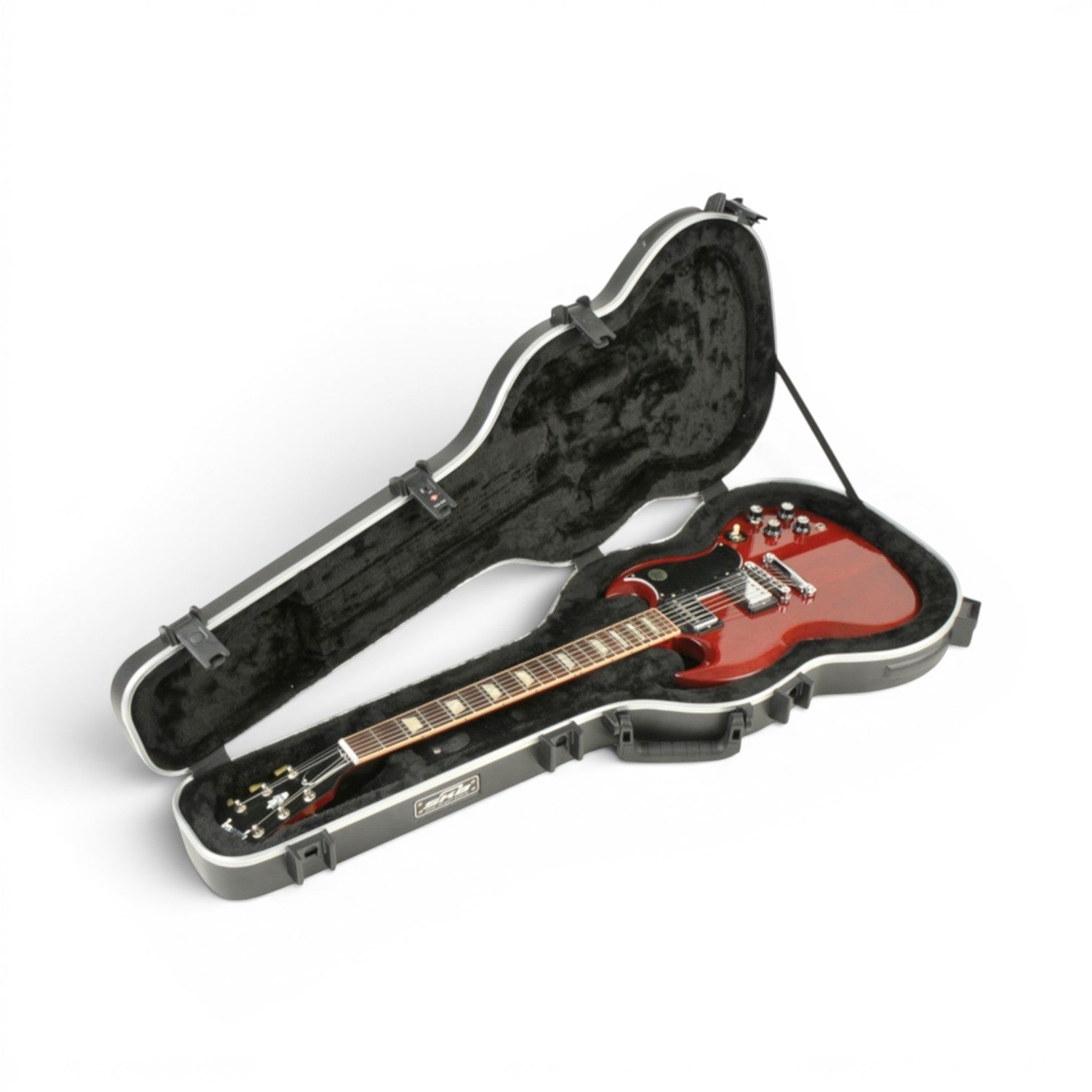 SG Guitar Case - Secure Protection | Fits SG, Viper with EPS foam interior and snug fit for Gibson and Epiphone guitars. Lightweight and impact-resistant.