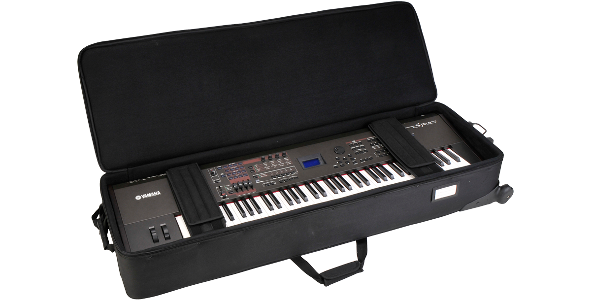 76-Note Soft Keyboard Case - Wheels & Storage | Durable Protection