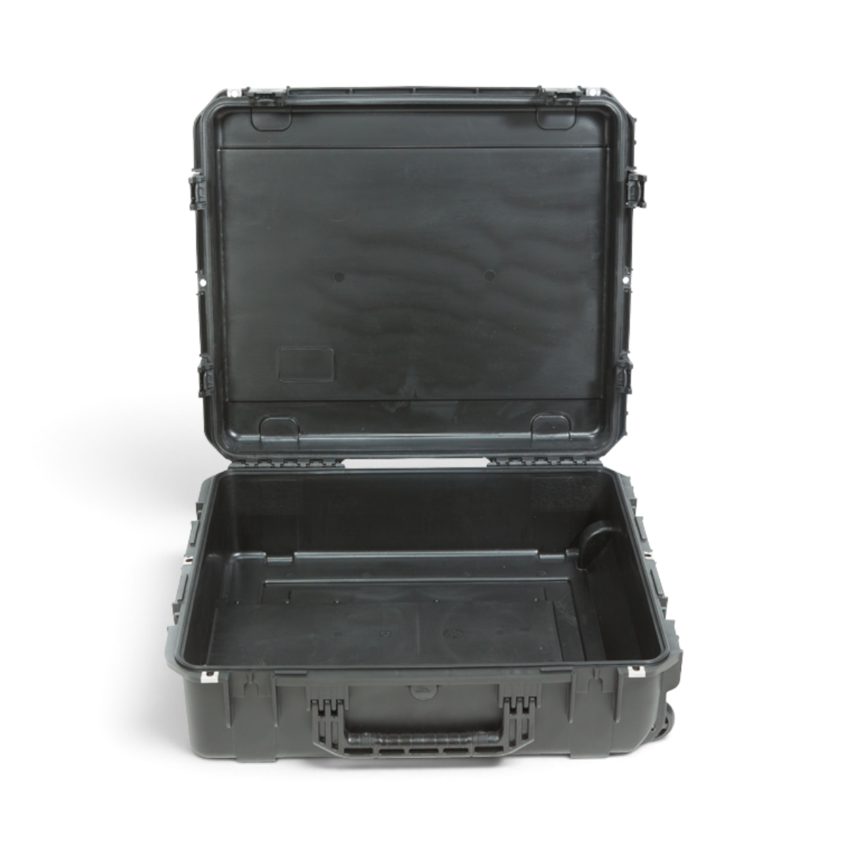 SKB Cases iSeries 2421-7 black waterproof injection molded polypropylene equipment case with open lid