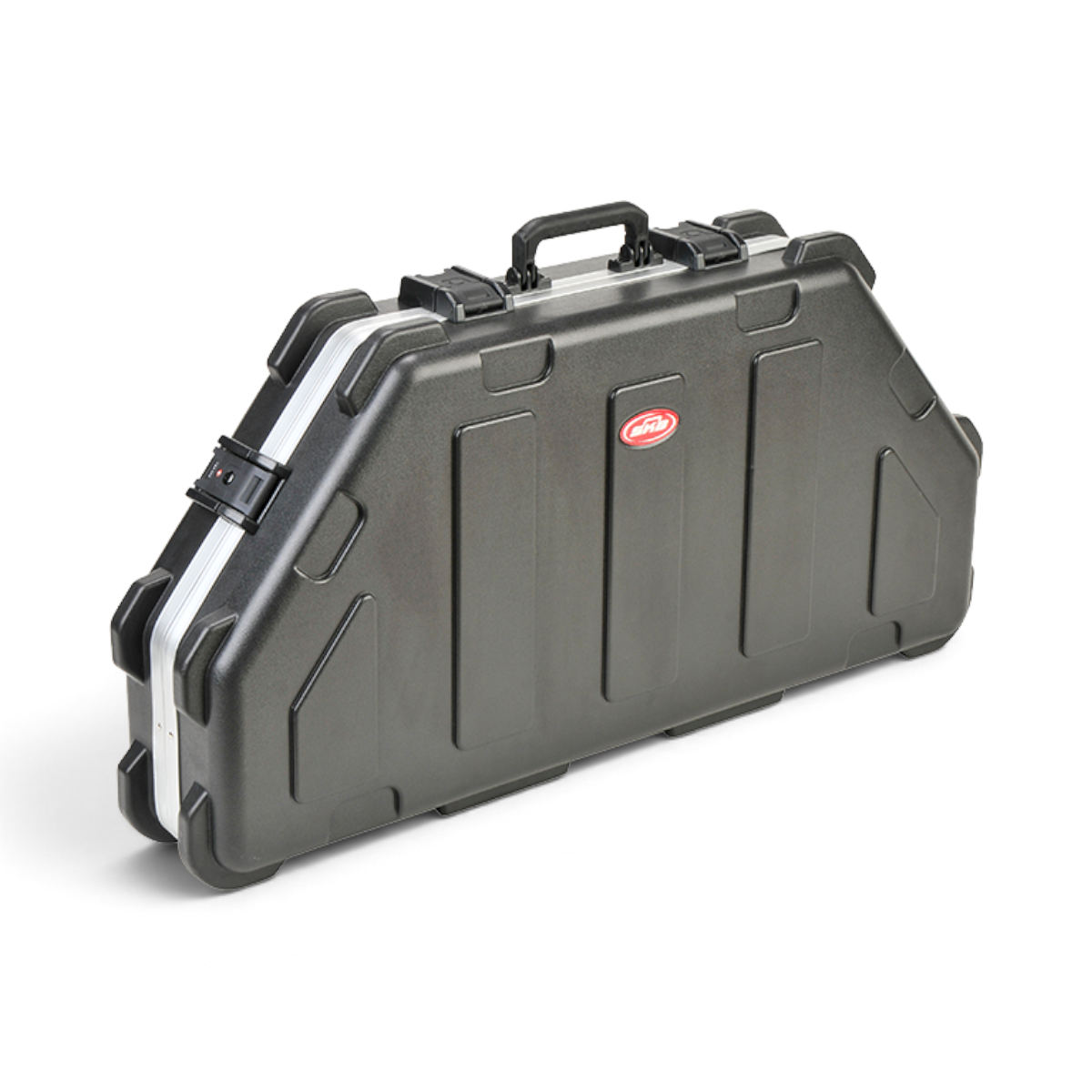 SKB Cases ATA parallel limb bow case in black, featuring a durable hardshell design with TSA-approved latches.