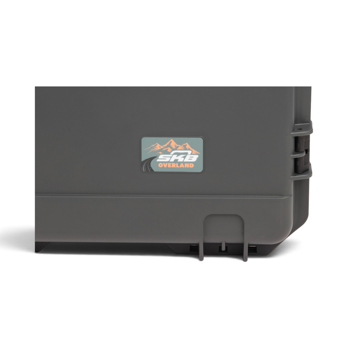 SKB Cases iSeries 1813-5 Overland waterproof storage case in charcoal grey with branded mountain logo emblem