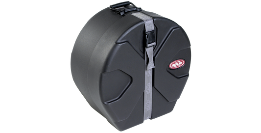 10 x 10 Drum Case - Roto-molded Protection with rugged exterior, secure strap, and molded handle for tom drum transport and storage.