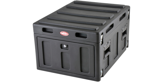Mighty GigRig Expander Rack - 12U Space fully enclosed with lockable front panel, stackable and secure for equipment transport.