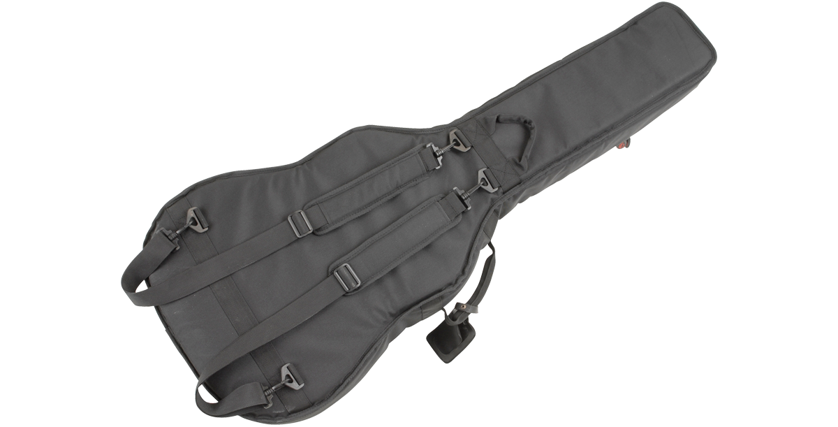 Acoustic Guitar Gig Bag - Durable Design | SKB Fit with padded backpack straps and reinforced stitching for dreadnought guitars.