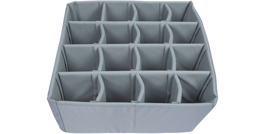 iSeries 2424-10 Divider Set - Think Tank with foam liner and Nylex-wrapped dividers for watertight, durable gear organization in cases.