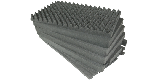 Cubed foam insert for iSeries 2918-10 cases with customizable grid design. Ideal accessory for secure storage and protection of case contents.