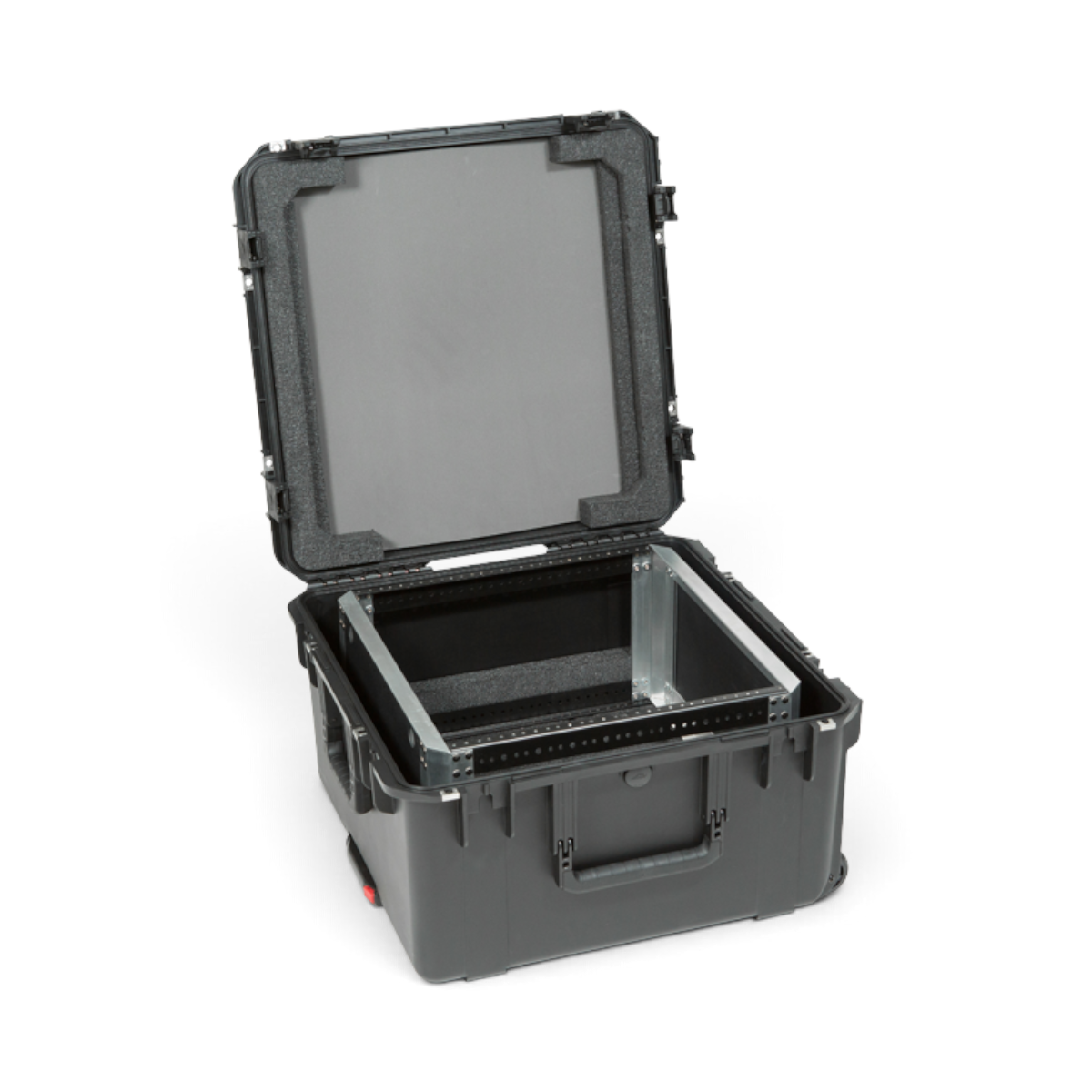 SKB Cases 10U iSeries injection molded fly rack with internal aluminum frame and protective foam interior