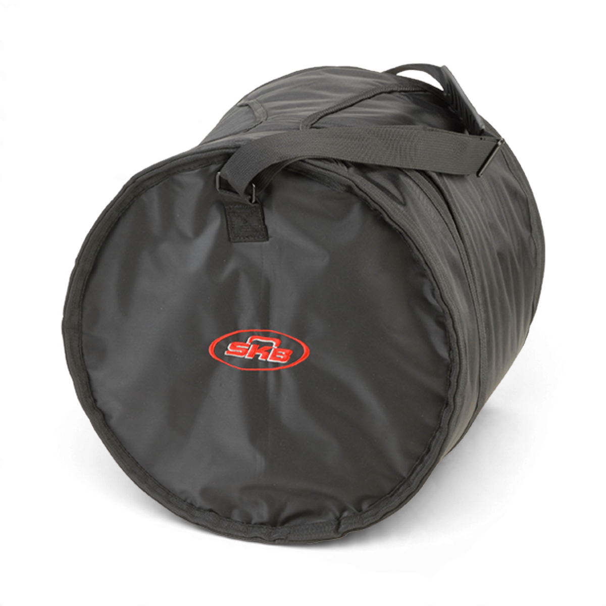 SKB Cases 10 x 12 inch black ballistic nylon tom drum gig bag with heavy-duty zippers and ergonomic carry handle