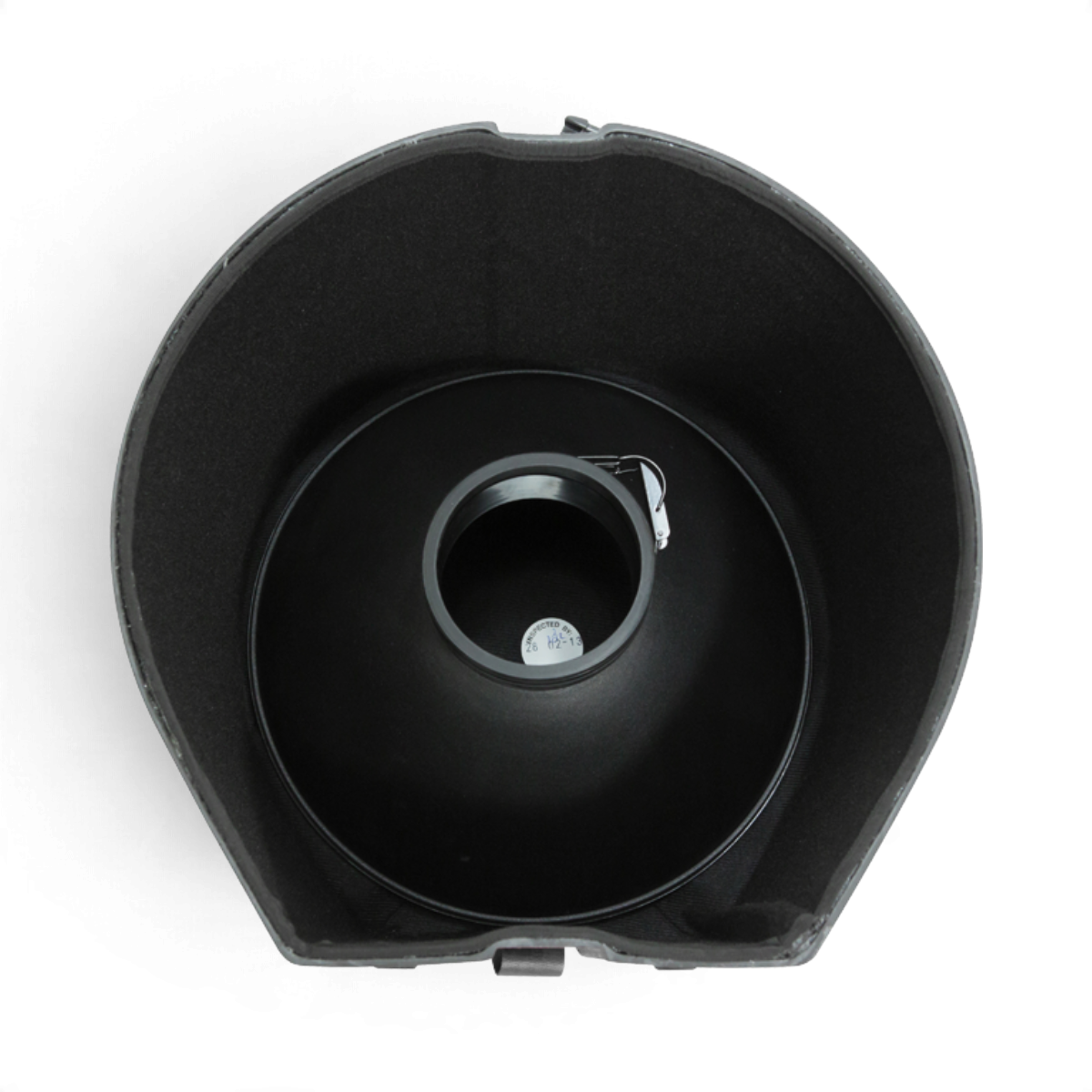 SKB Cases 12 x 12 roto-molded D-shaped drum case with black padded interior and durable protective shell