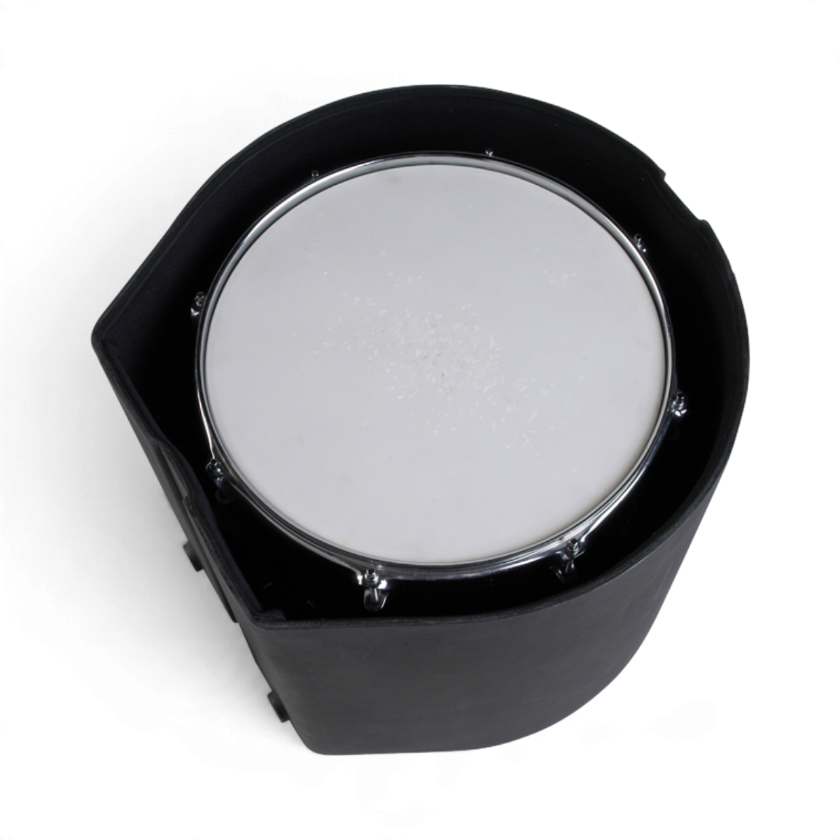 SKB Cases 14 x 14 floor tom drum case in black with roto-molded D-shaped design and padded interior