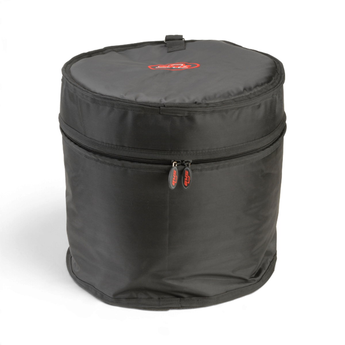 SKB Cases 14 x 14 floor tom drum gig bag in black ballistic nylon with heavy duty dual zippers and logo detail