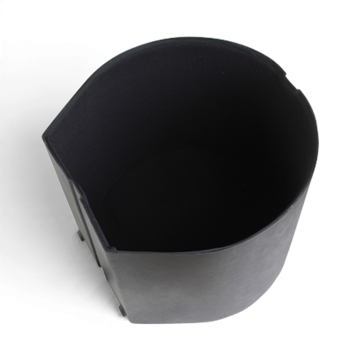 SKB Cases 16 x 18 floor tom drum case with a black roto-molded D-shaped design and padded interior.