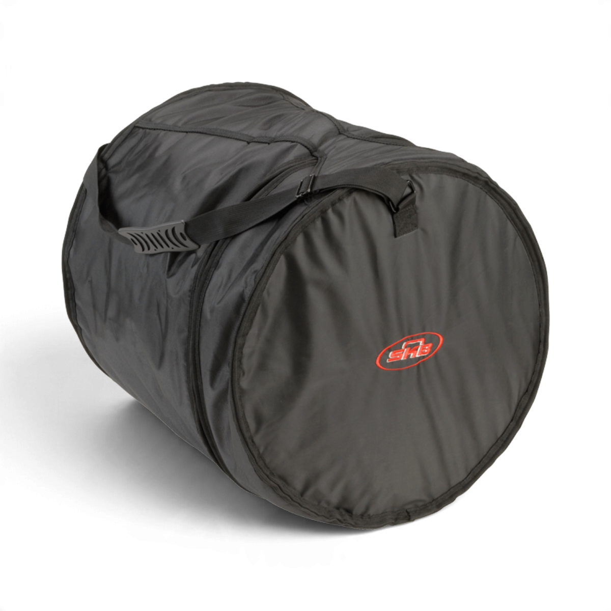 SKB Cases 16 x 18 floor tom drum gig bag in black ballistic nylon with heavy duty zippers and ergonomic handle