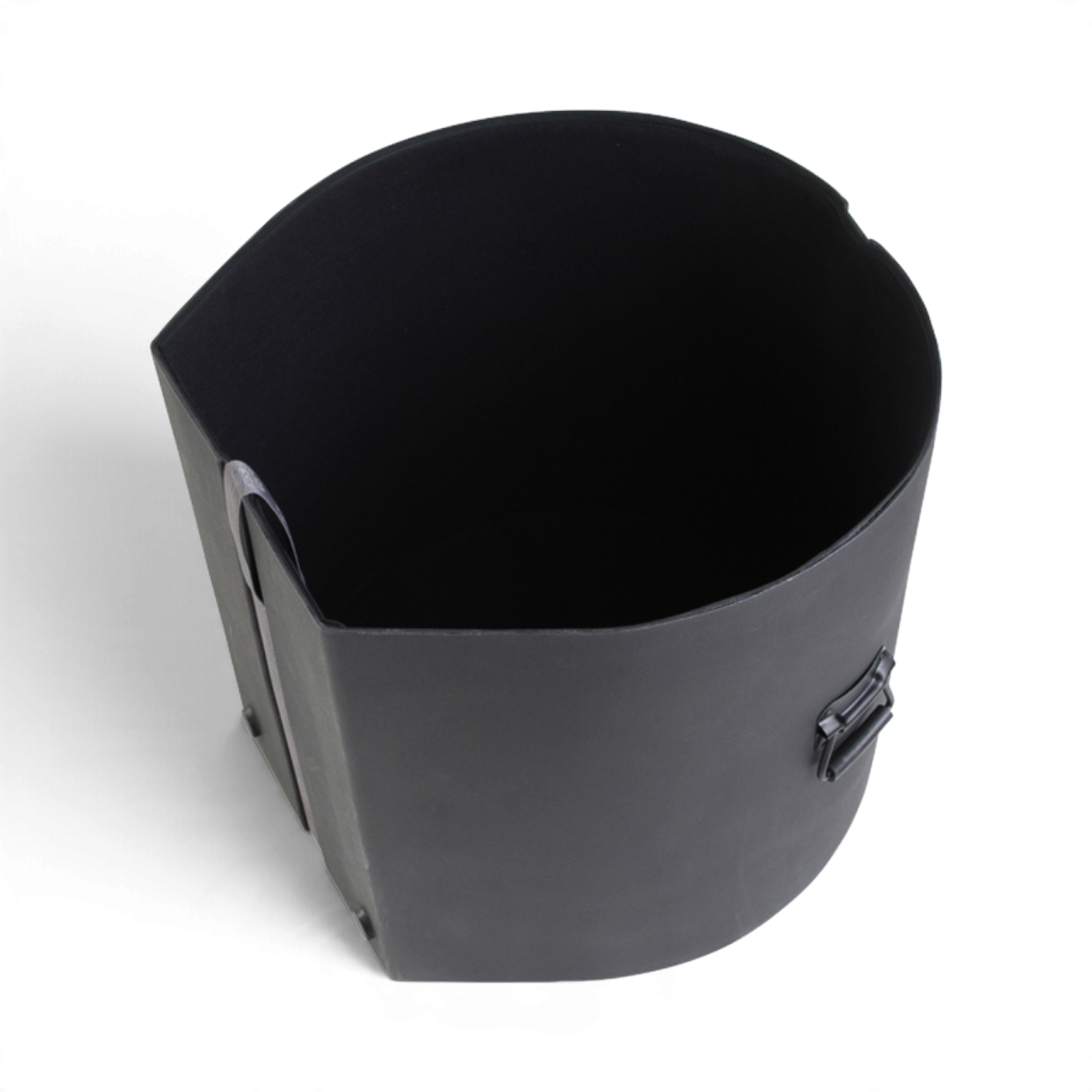 SKB Cases 20 x 20 roto-molded black D-shaped bass drum case with padded interior and side grip handles