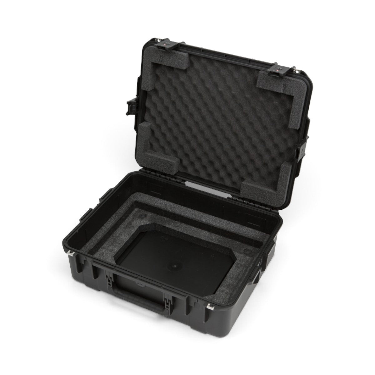 SKB Cases 2U iSeries injection molded waterproof fly rack with protective foam interior for delicate equipment