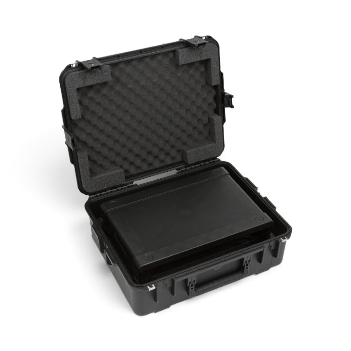 SKB Cases 2U iSeries injection molded waterproof fly rack with removable rack frame and protective foam interior