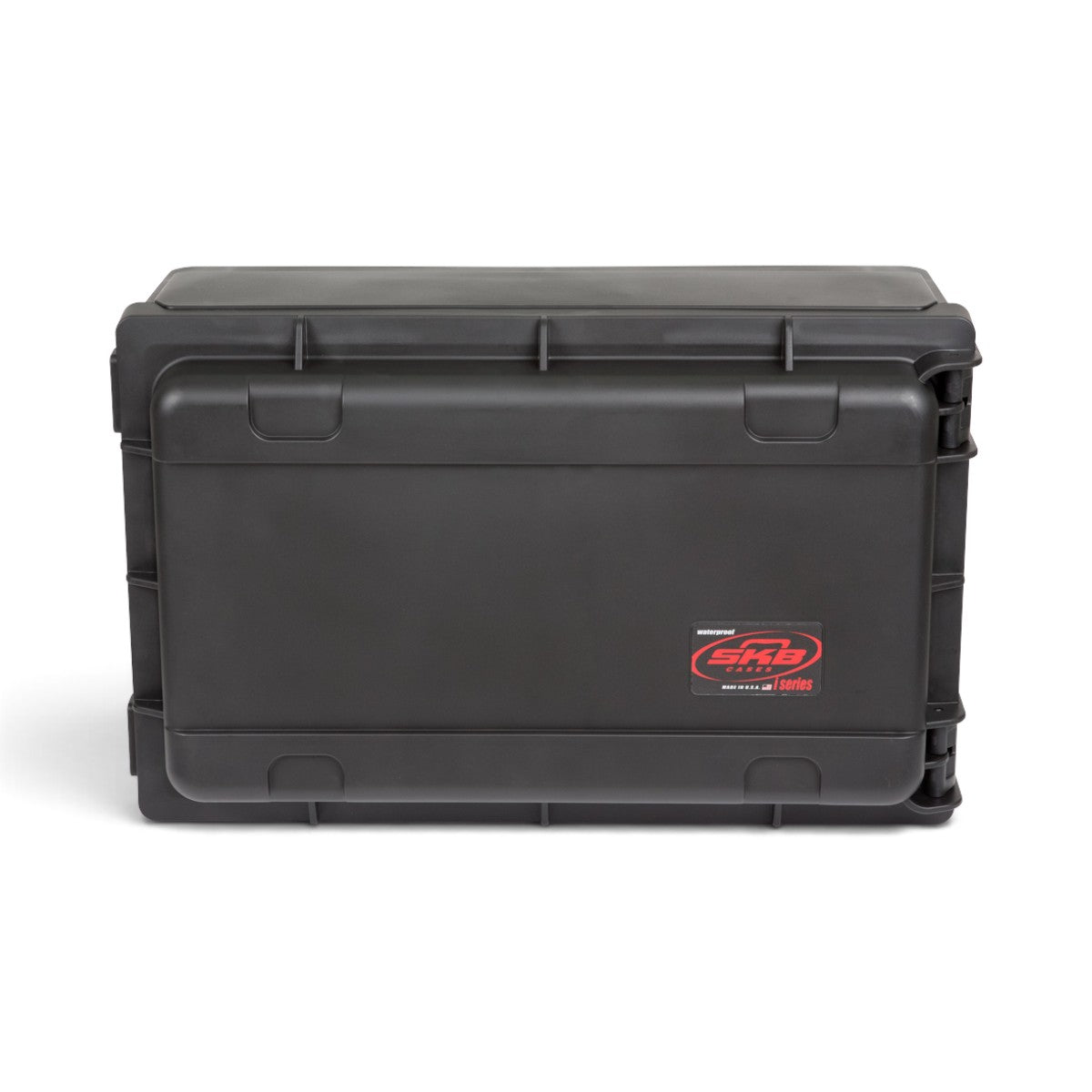 SKB Cases 2U Studio Flyer injection molded black rack case with durable shell and TSA approved locking latches